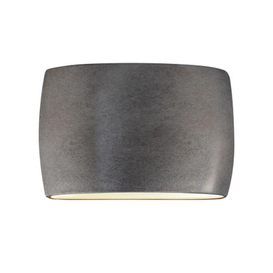Ambiance ADA Wide Oval Large Close Top Outdoor Wall Mount by Justice Design - CER-8898W