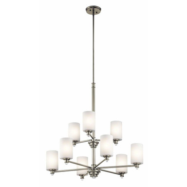 Joelson 9 Light Large 2 Tier Chandelier by Kichler - 43924
