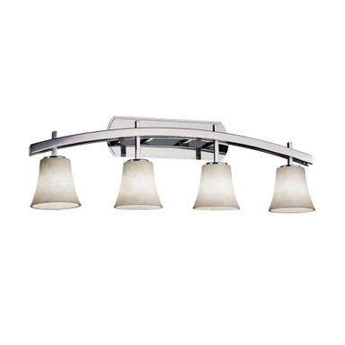 Clouds Archway 4 Light Vanity Light 35.5 Inch Wide by Justice Design - CLD-8594-20
