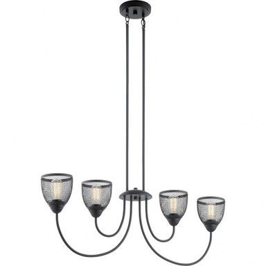 Voclain 4 Up Light Linear Chandelier by Kichler - 52273