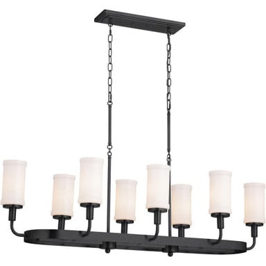 Vetivene 8 Light Small Linear Chandelier by Kichler - 52453
