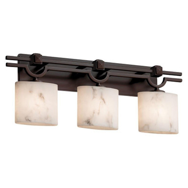 Lumenaria Argyle 3 Light Oval Shade Vanity Light by Justice Design - FAL-8503-30
