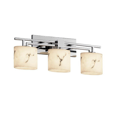 Lumenaria Aero 3 Light Oval Shade Vanity Light by Justice Design - FAL-8703-30