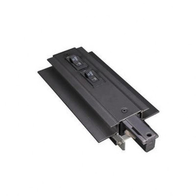120V 5 Ams W Recessed Track Flangeless Live End Right CL by WAC - WEDL-RTL-5A