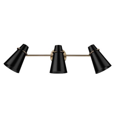 Reeva 3 Light Vanity Light by Golden - 2122-BA3