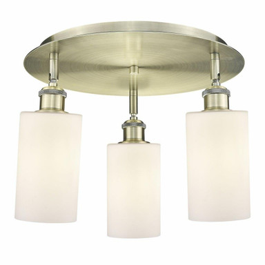 Clymer 3 Light 15.63 Inch Wide Flush Mount by Innovations - 516-3C-G80