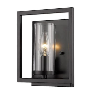 Marco 1 Light Candle Style Wall Sconce by Golden - 6068-1W