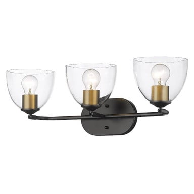 Roxie 1 Light Vanity Light by Golden - 6958-BA3