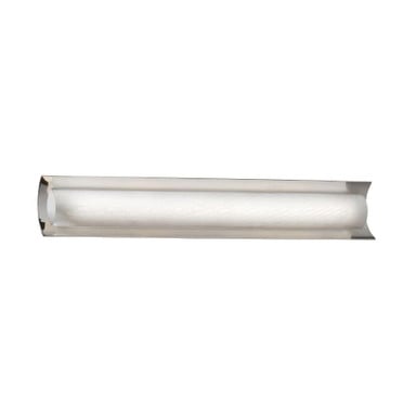 Fusion Lineate 23W LED Weve Glass Linear Vanity Light by Justice Design - FSN-8635-WEVE