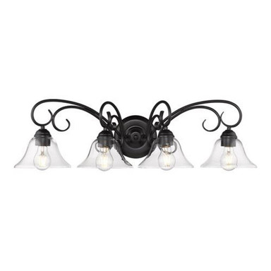 Homestead 4 Light Vanity Light by Golden - 8606-BA4
