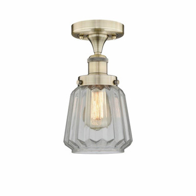 Chatham 1 Light 6.5 Inch Wide Semi Flush Mount by Innovations - 616-1F-G14