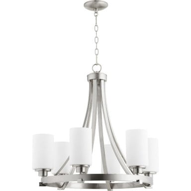 Lancaster 6 Light Medium Chandelier by Quorum - 6207-6