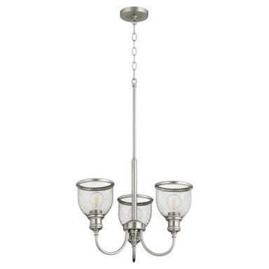 Omni 3 Light Small Chandelier by Quorum - 6212-3