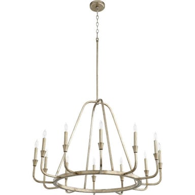 Marquee 12 Light Oversized Chandelier by Quorum - 6314-12