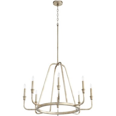 Marquee 8 Light Large Chandelier by Quorum - 6314-8
