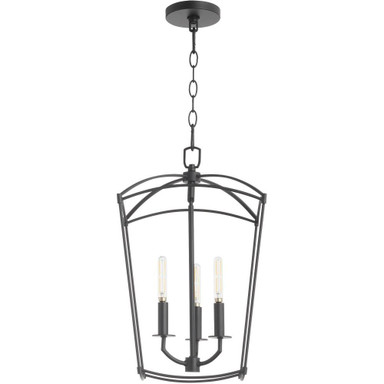 Mantle 3 Light Mini Foyer Chandelier by Quorum - 6812-3
