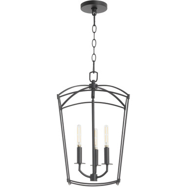 Mantle 3 Light Mini Foyer Chandelier by Quorum - 6812-3