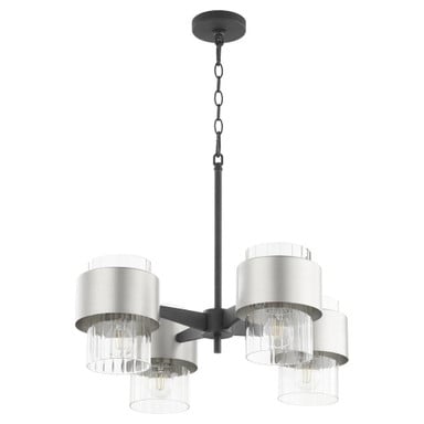 Epsilon 4 Light Medium Chandelier by Quorum - 683-4-69