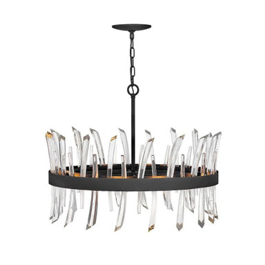 Revel 8 Light Large Chandelier by Fredrick Ramond - FR30904