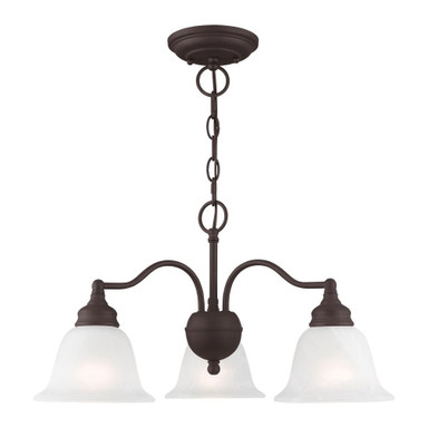 Essex 3 Light Small Chandelier by Livex - 1343
