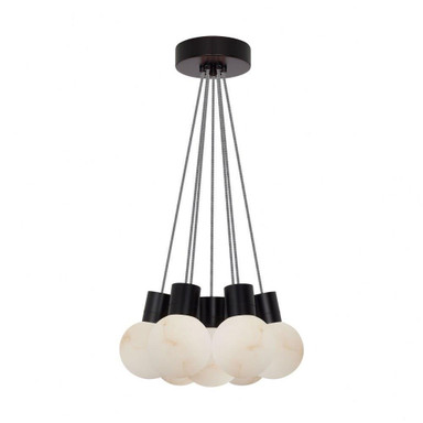 Mina 7 Light Mini Chandelier by Visual Comfort Modern SLCH54322I