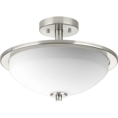 Replay 2 Light 14.75 Inch Wide Semi Flush Mount by Progress - P3424