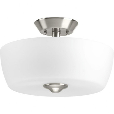 Leap 2 Light 14 Inch Wide Semi Flush Mount by Progress - P350060