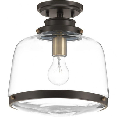 Judson 1 Light 11 Inch Wide Flush Mount by Progress - P350074