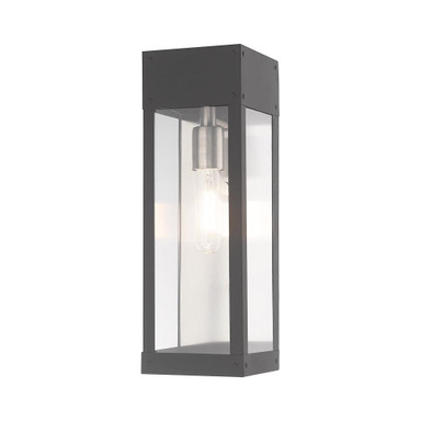 Barrett 1 Light Outdoor Wall Lantern 15 Inch Tall by Livex - 20873