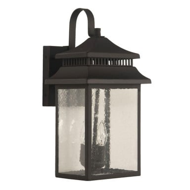 Crossbend 3 Light Large Outdoor Wall Lantern by Craftmade - ZA3124