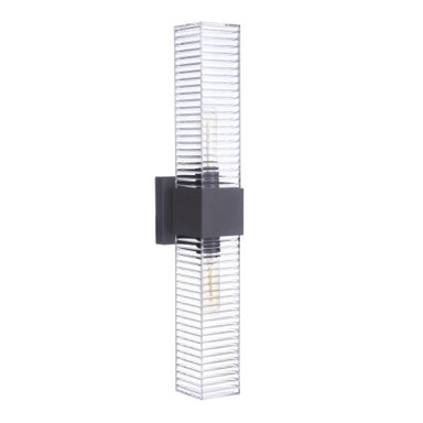 Ridge 2 Light Outdoor Wall Lantern 24 Inch Tall by Craftmade - ZA4510