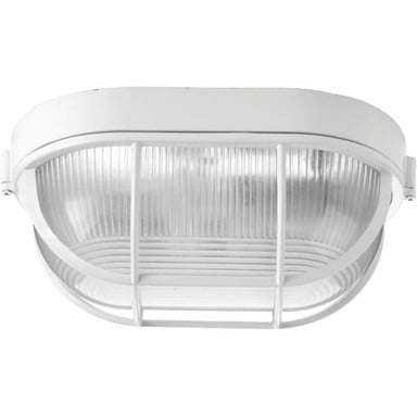 Bulkheads 1 Light 6.31 Inch Wide Outdoor Flush Mount by Progress - P3706