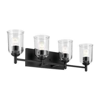 Shailene 4 Light Clear Glass Vanity Light by Kichler - 45575C