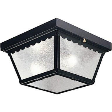 Recessed 2 Light 9.25 Inch Wide Outdoor Flush Mount by Progress - P5729