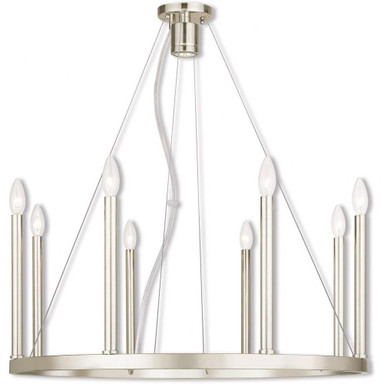 Alpine 9 Light Large Chandelier by Livex - 40247