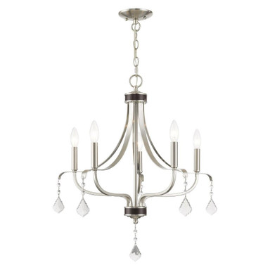 Laurel 5 Light Medium Chandelier by Livex - 40785