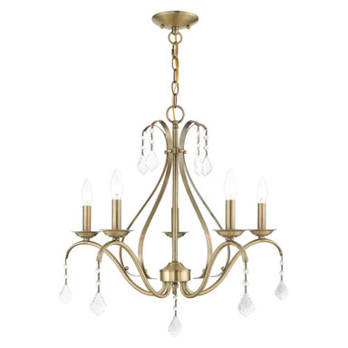 Caterina 5 Light Medium Chandelier by Livex - 40845