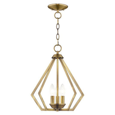 Prism 3 Light Small Chandelier by Livex - 40923