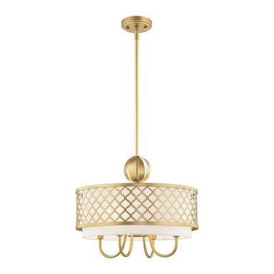 Arabesque 4 Light Small Chandelier by Livex - 41104