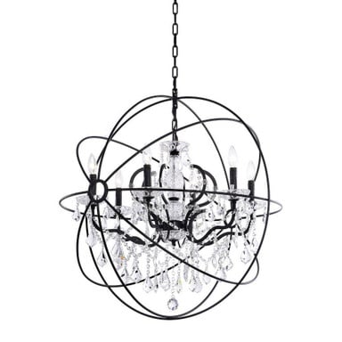 Orva 6 Light Large Chandelier by Matteo - C43306