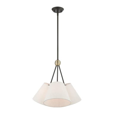 Prato 3 Light Medium Chandelier by Livex 41383