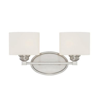 Kane 2 Light Vanity Light 16 Inch Wide by Savoy House - 8-890-2