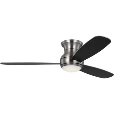 Orbis 3 Blade Hugger Ceiling Fan with Light Kit 52 Inch Wide by Generation - 30BSHR52
