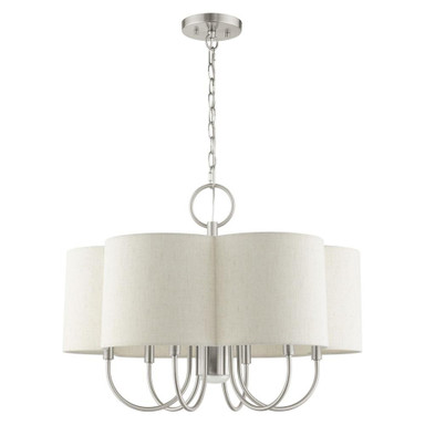 Solstice 7 Light Medium Chandelier by Livex - 45807