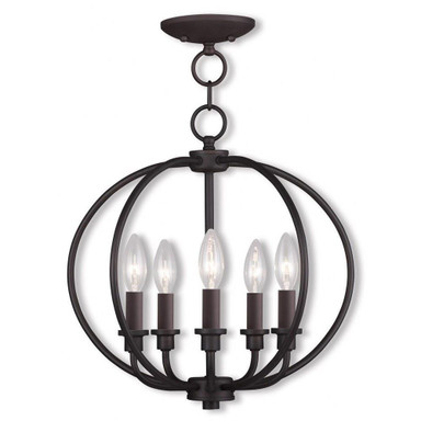 Clairmont 5 Light Medium Chandelier by Livex - 46065
