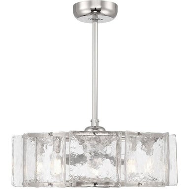 Genry 40W 5 LED Fandelier In Coastal Style 27 Inches Wide by Savoy House - 27-FD-8201