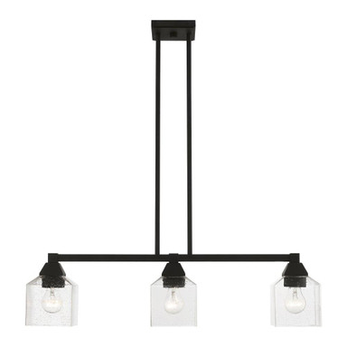 Aragon 3 Light Modern Linear Chandelier by Livex - 49763