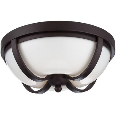 Andrew 16W 2 LED 12.5 Inch Wide Flush Mount by Eurofase - 26637