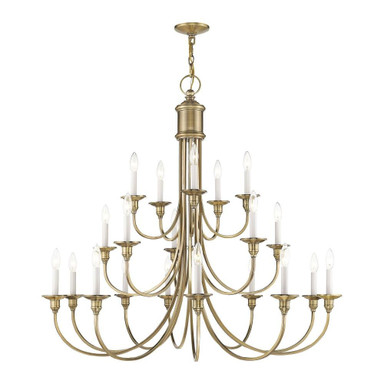 Cranford 20 Light Oversized Foyer Chandelier by Livex - 5140