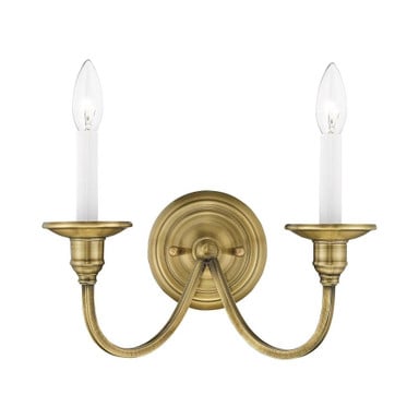 Cranford 2 Light Wall Sconce by Livex - 5142